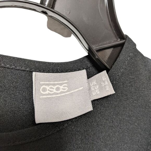 ASOS Design Long Sleeve Fringe Top 2 - Picture 3 of 6